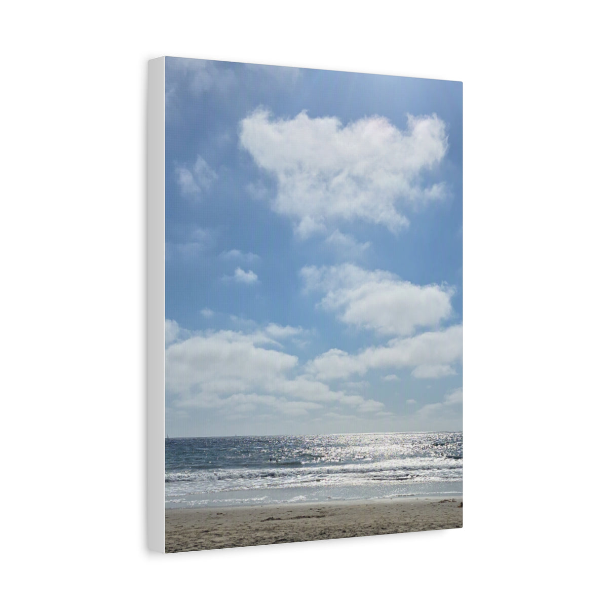Beautiful Beachfront Day Canvas Print