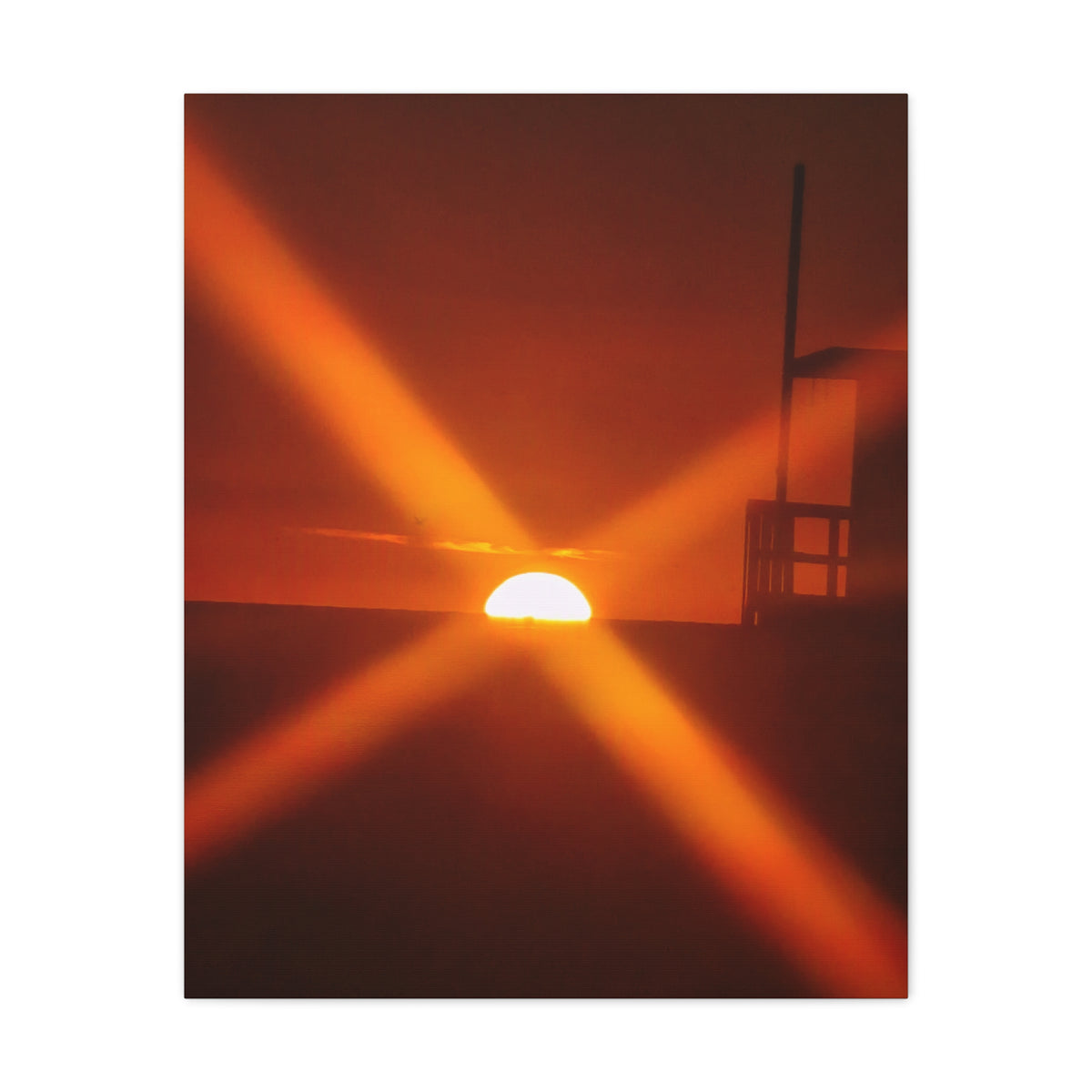 Beautiful Coastal Sunset Canvas Print