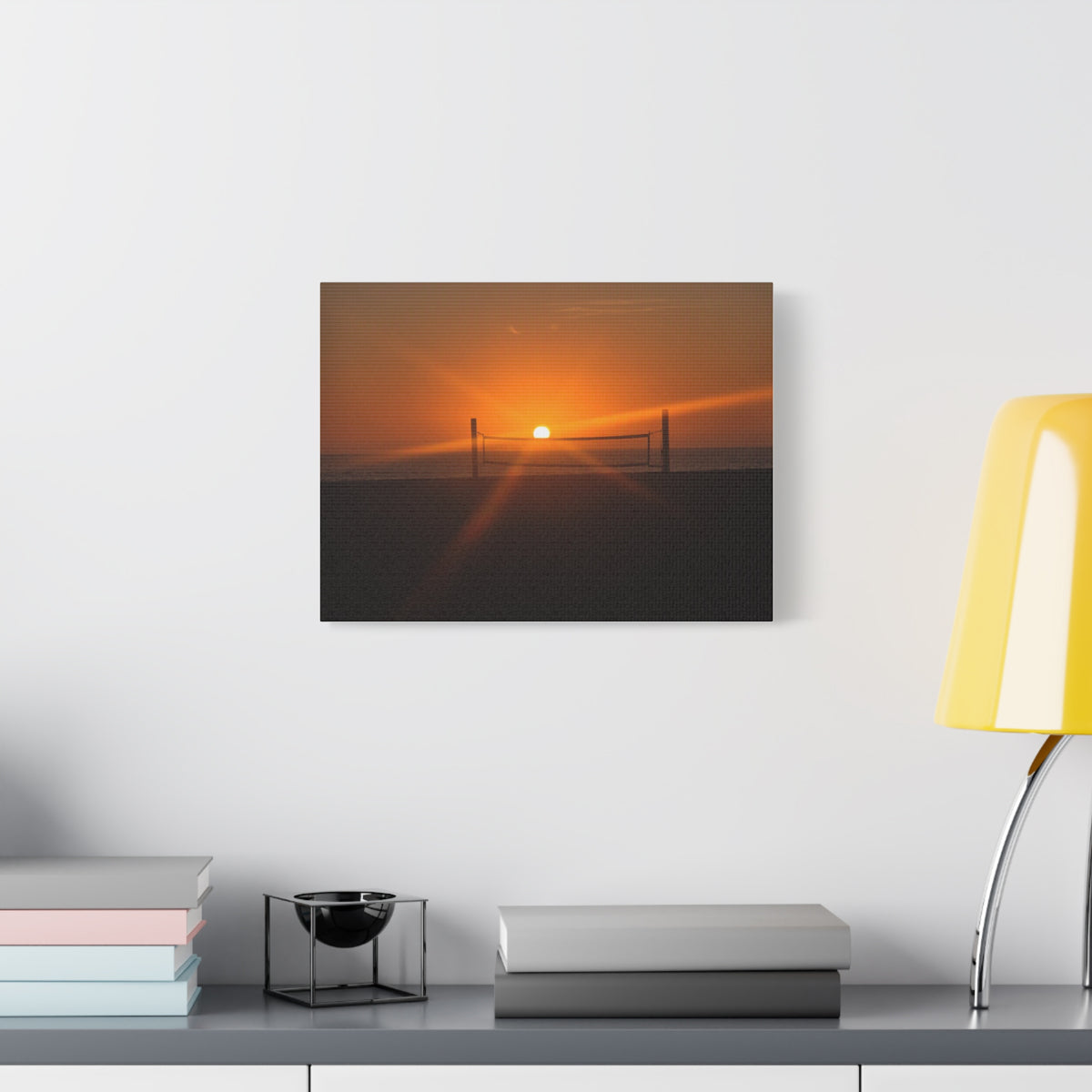 Beachfront Sunset Canvas Print
