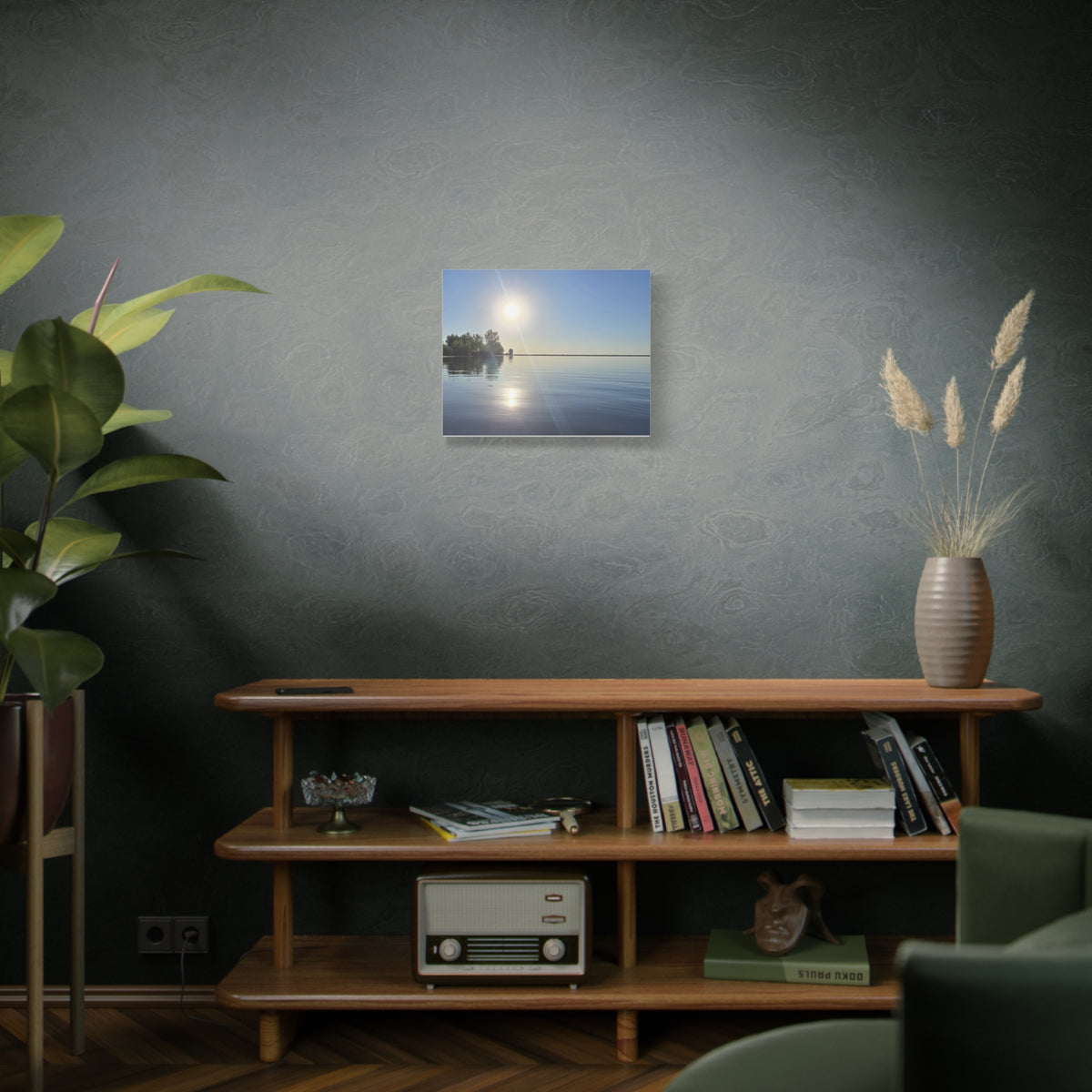 Morning Waterfront View Canvas Print