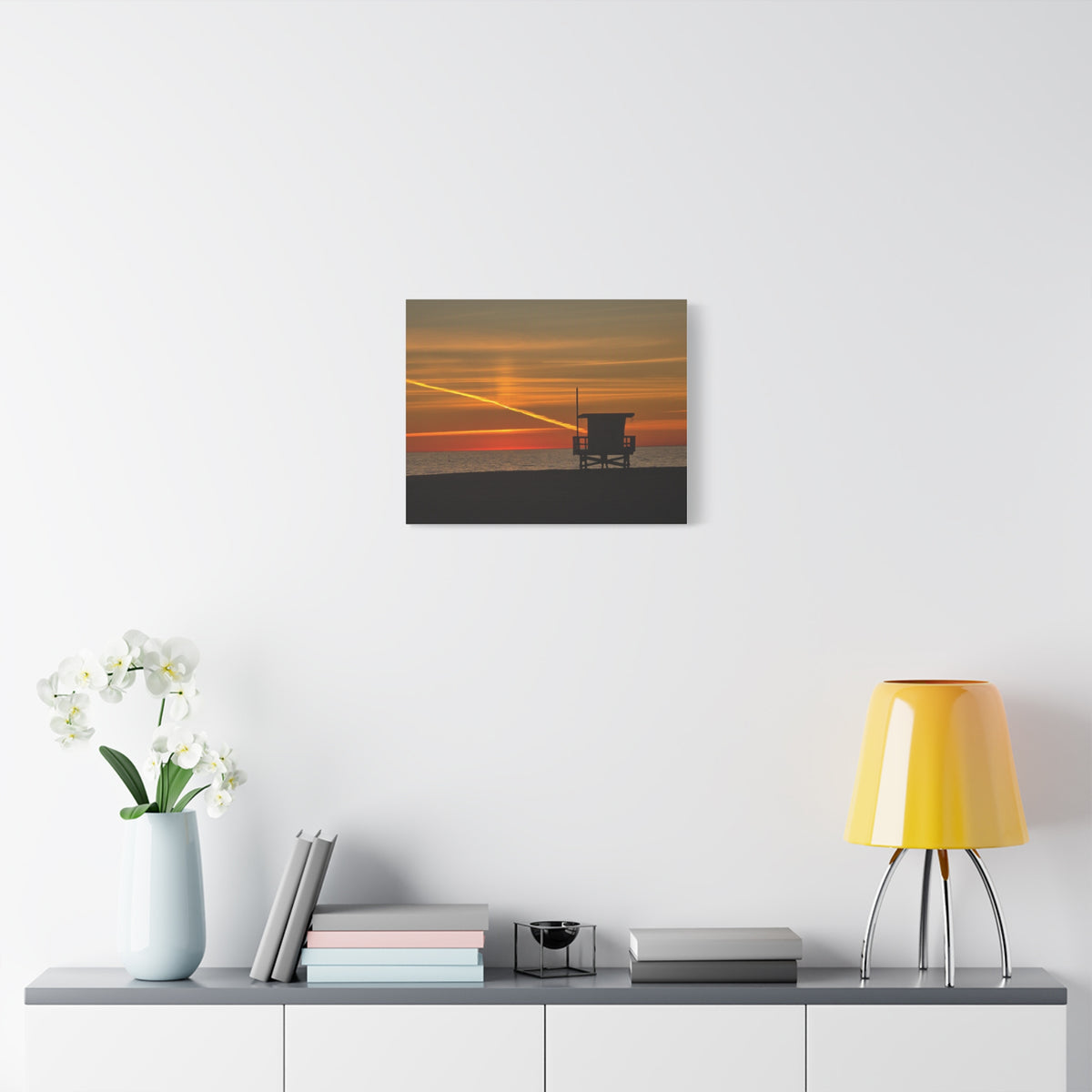 Thankful Sunset Beach Canvas Print